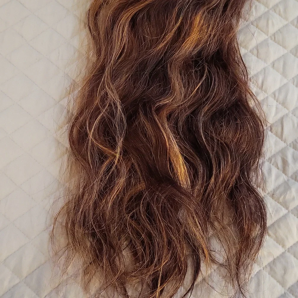 Human Hair Wig 24inch 13x6 Lacefront. 1b Roots Ombre Body Wave NEW NEVER WORN - Picture 4 of 12
